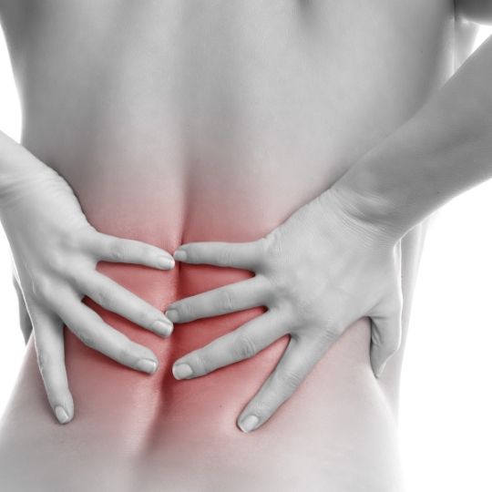 A Person Holding a Back Due to Lower Back Pain